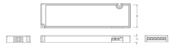 درایور LED کابینت جهانی 100-240 ولت، درایور LED مبلمان جهانی لترون، CE/ENEC/UKCA/SAA/UL