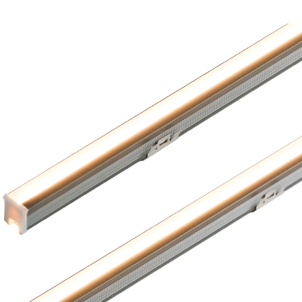 Letaron 45° angled recessed LED strip light installation example